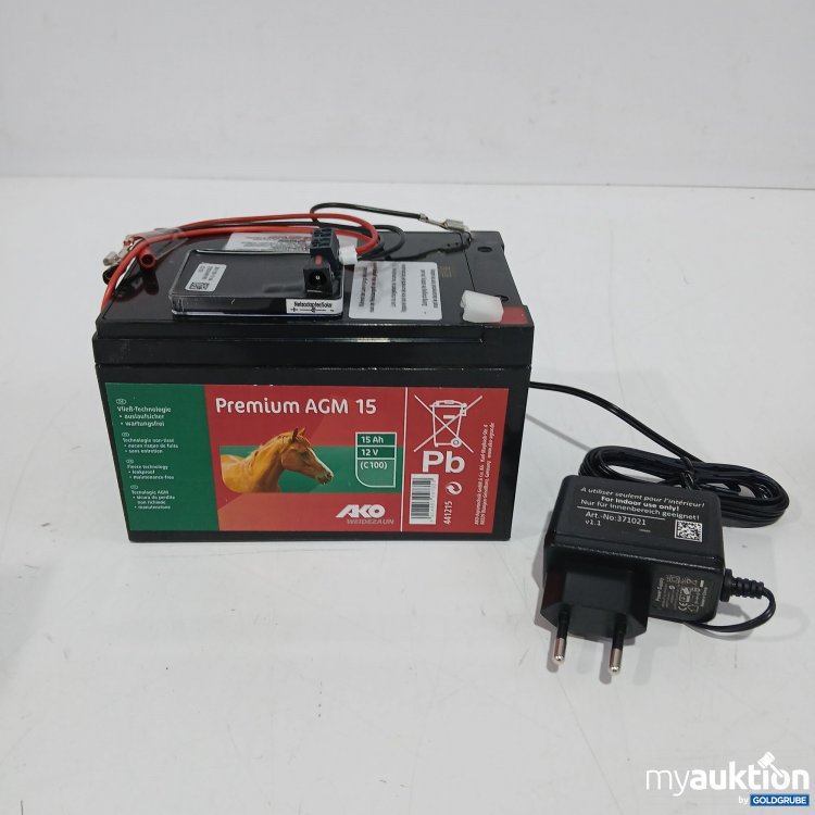 Artikel Nr. 442000: AKO Weidenzaun Premium AGM 15 15Ah 13V 