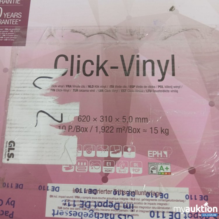 Artikel Nr. 445000 Artikel Nr. 445000: World of SPC Click-Vinylboden schwarz 620x310x5,0mm 10Pack
