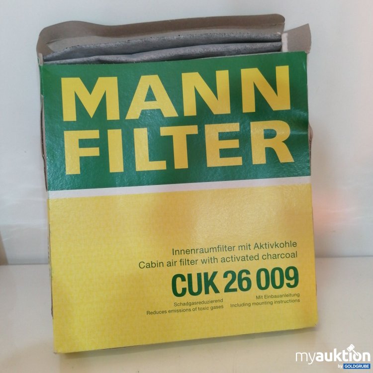 Artikel Nr. 758000 Artikel Nr. 758000: Mann Filter CUK 26008