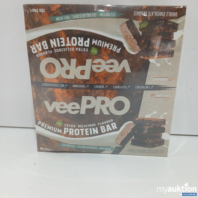 Artikel Nr. 820000: VeePro Protein Bar Double Chocolate Brownie 12×74g