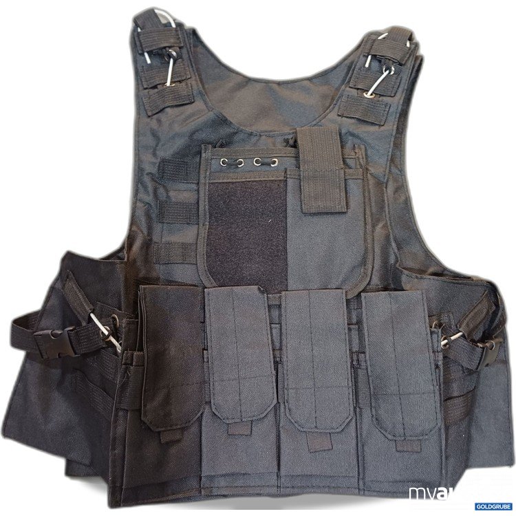 Artikel Nr. 932000 Artikel Nr. 932000: Airsoft-taktische Weste, schwarz, mehrere Taschen, Größen-verstellbar