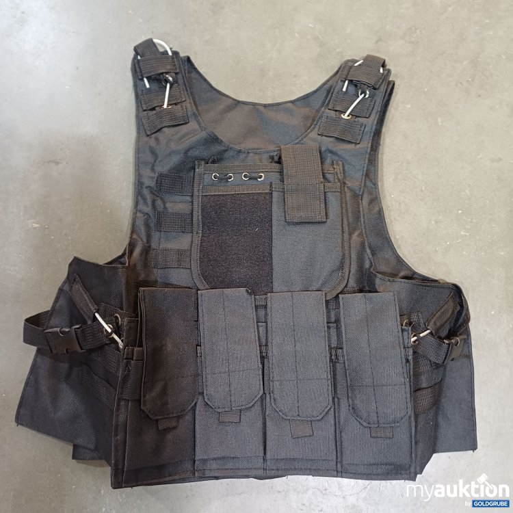 Artikel Nr. 932000 Artikel Nr. 932000: Airsoft-taktische Weste, schwarz, mehrere Taschen, Größen-verstellbar