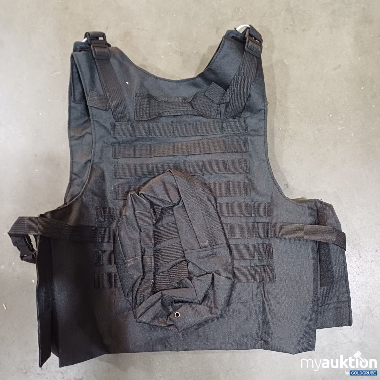 Artikel Nr. 932000 Artikel Nr. 932000: Airsoft-taktische Weste, schwarz, mehrere Taschen, Größen-verstellbar