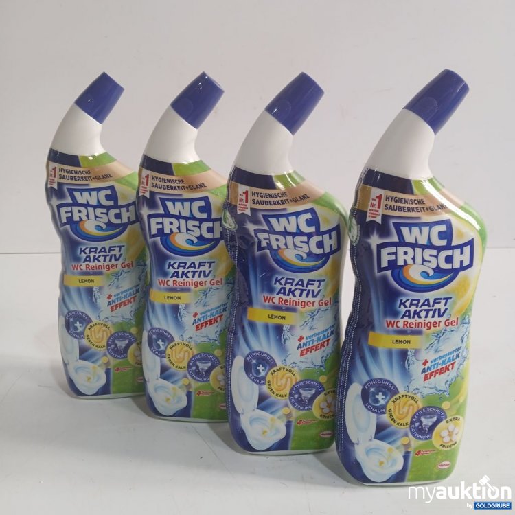 Artikel Nr. 953000: WC FRISCH Kraft Aktiv WC Reiniger Gel Lemon 4x750ml