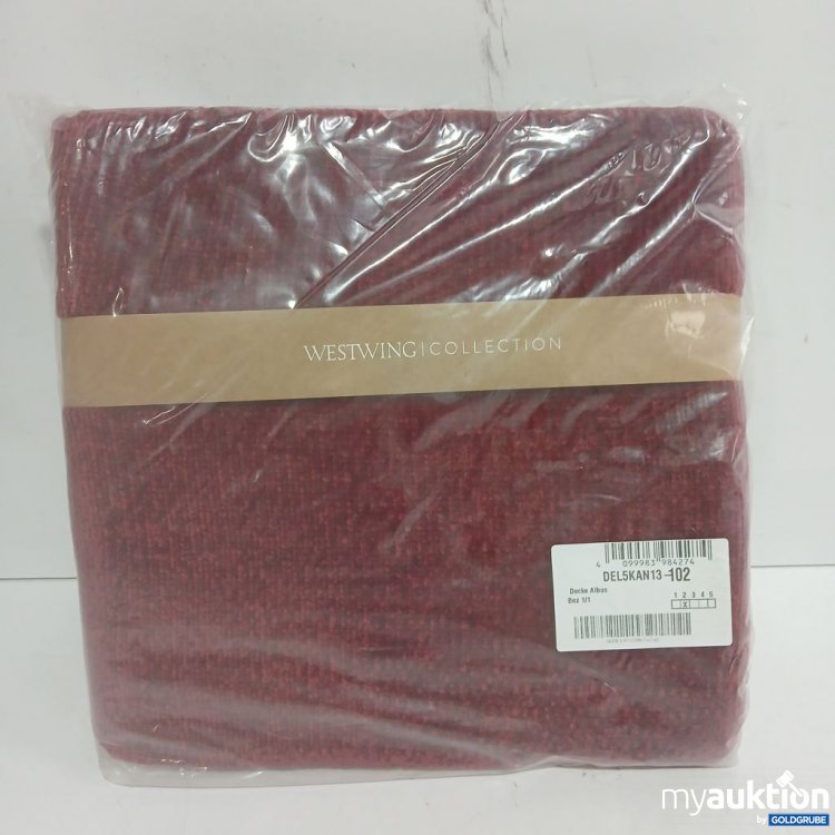 Artikel Nr. 994000 Artikel Nr. 994000: WESTWING COLLECTION Decke Albus wine red 130x170cm