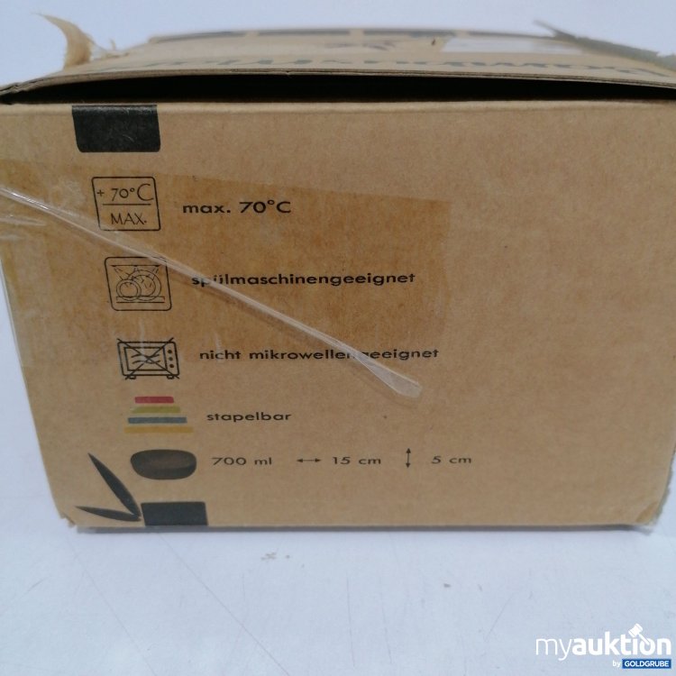 Artikel Nr. 439001 Artikel Nr. 439001: Bambusmarkt Schalen 4 Farben, 700ml, 15x5 cm
