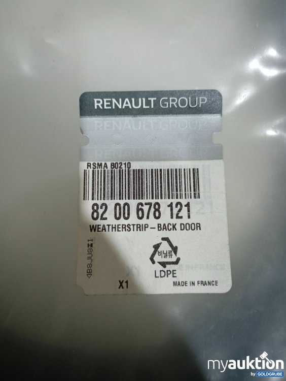 Artikel Nr. 527001: Renault Group Weatherstrip Back Door