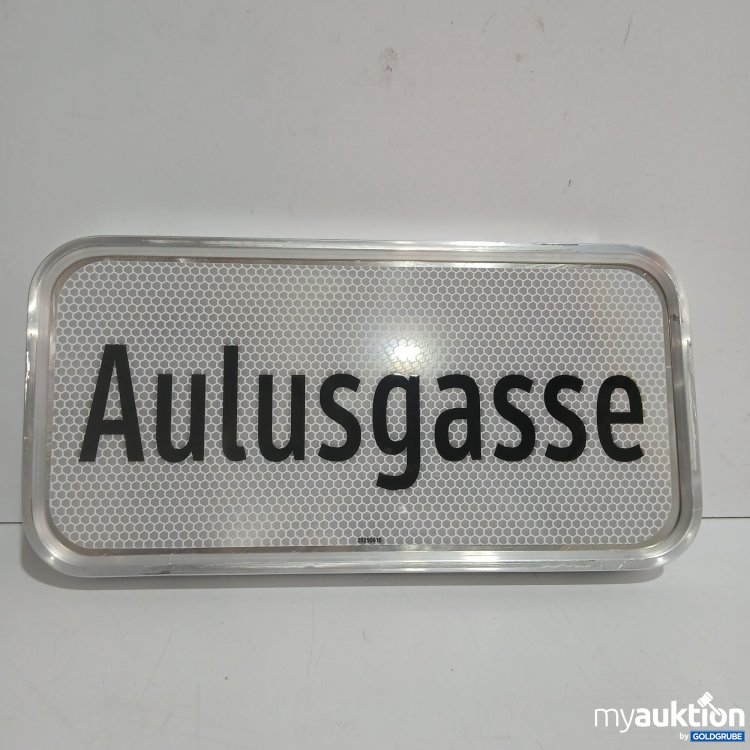 Artikel Nr. 889001: Forster Schild "Aulusgasse" ca. 32x16cm 