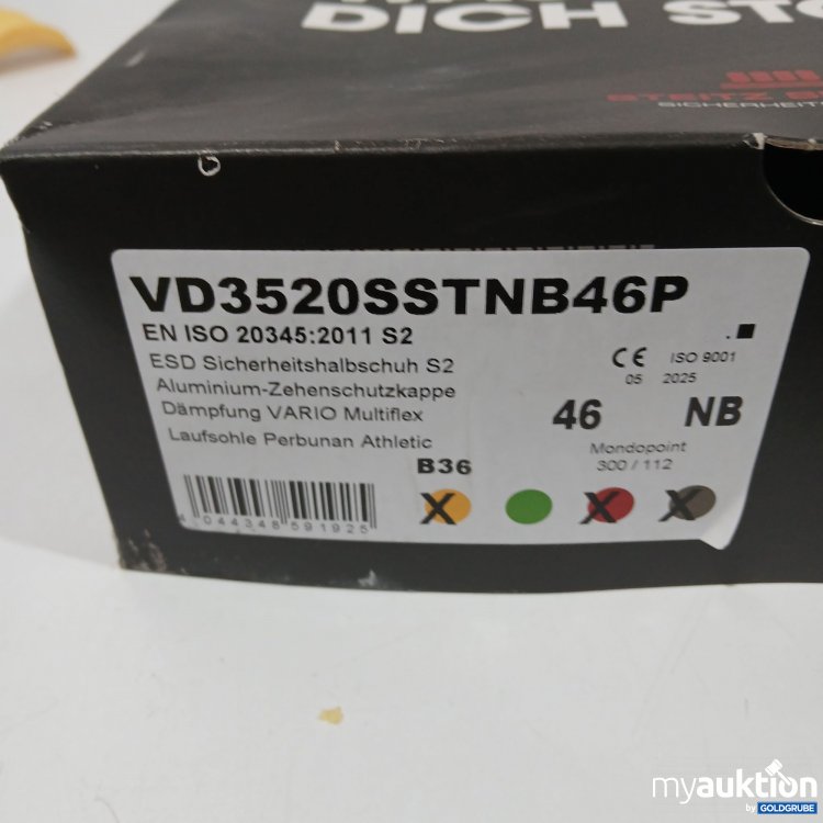 Artikel Nr. 915001: Steitz Secura Sicherheitsschuhe VD3520SSTNB46P