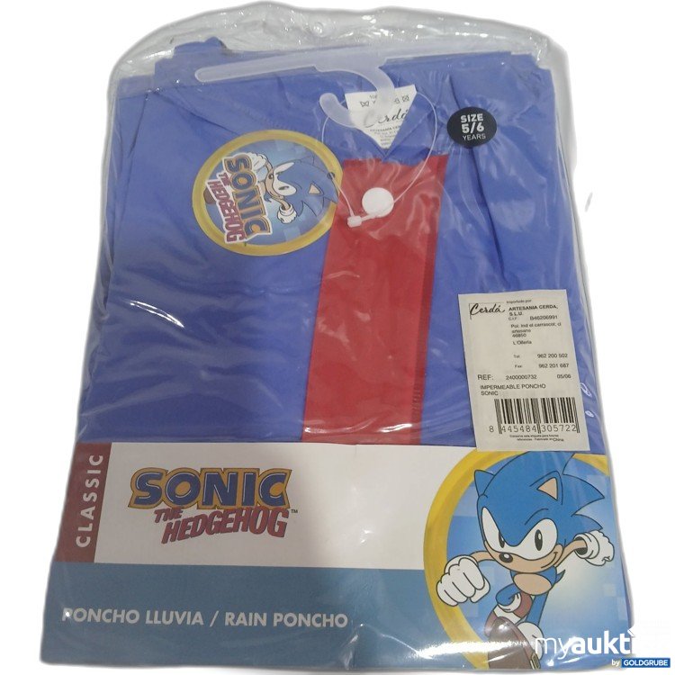 Artikel Nr. 929001: Sonic the Hedgehog Rain Poncho 