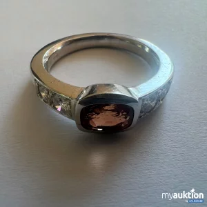 Auktion Ring Brilliant Saphir Padparadscha 1,521ct