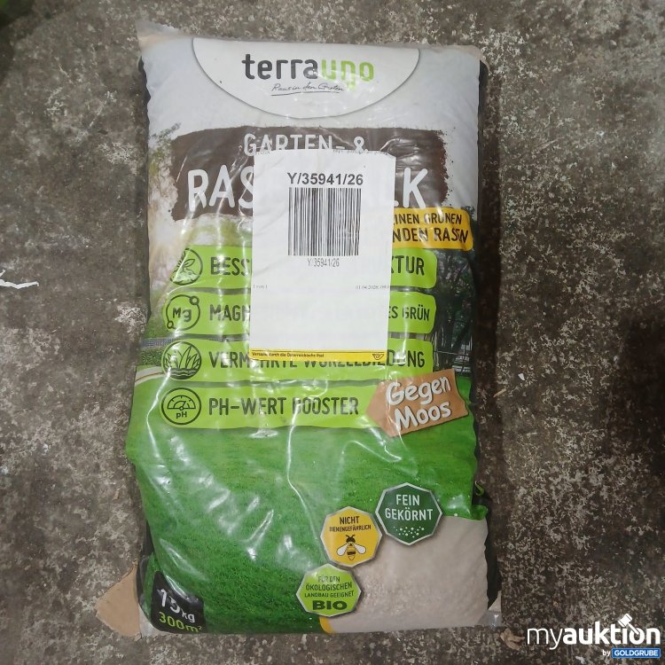 Artikel Nr. 464002: terrauno Garten & Rasenkalk 15 kg