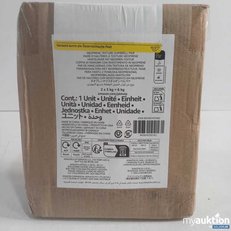 Artikel Nr. 469002 Artikel Nr. 469002: Amazon basics Hantelpaar Neopren 2 x 3 kg