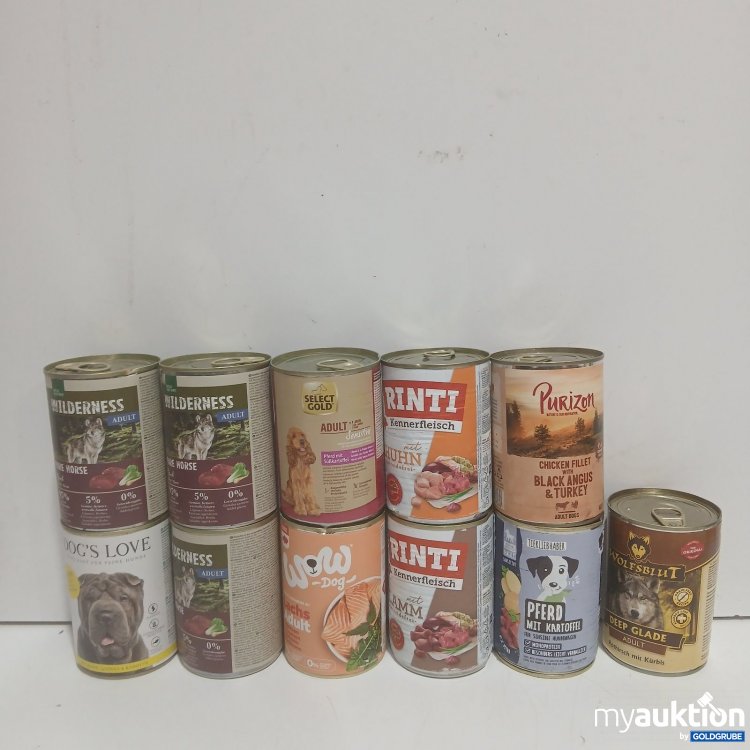 Artikel Nr. 479002 Artikel Nr. 479002: Hundenassfutter verschiedene Sorten 11x400g