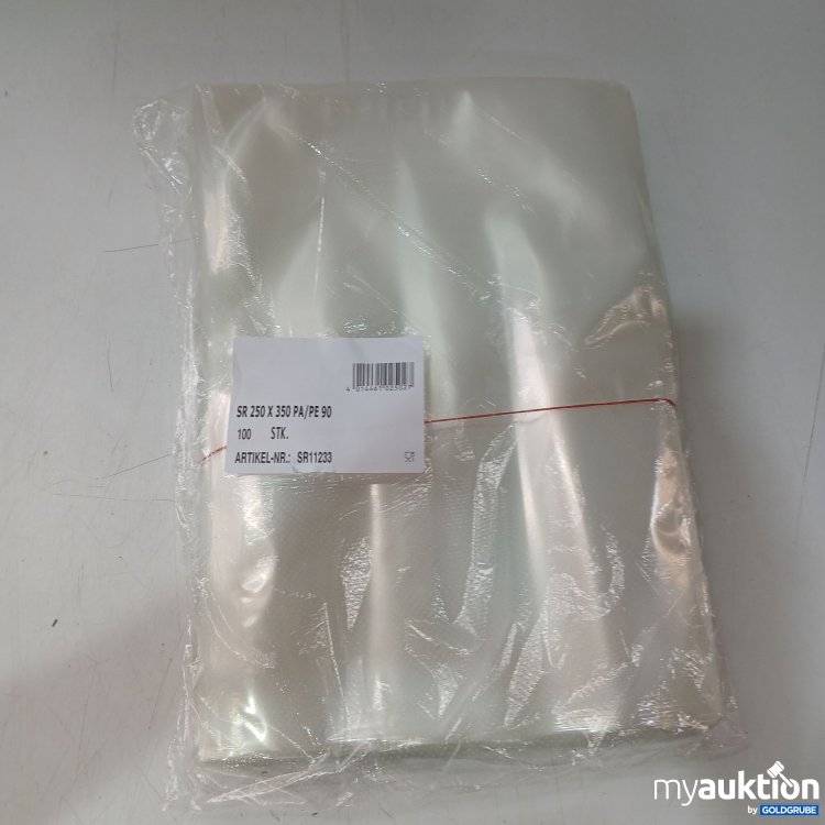 Artikel Nr. 525002: Siegelrandbeutel aus PA/PE Folie, 250×350mm, 100Stk 