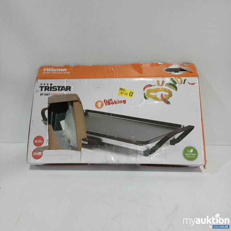 Artikel Nr. 808002: Tristar BP-2667 Table Grill Slim M 46x26cm