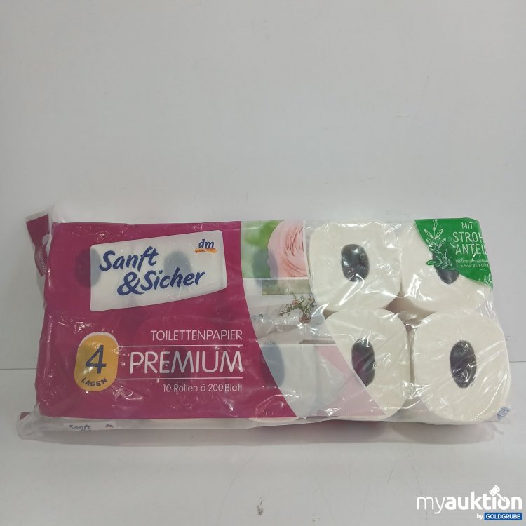 Artikel Nr. 845002 Artikel Nr. 845002: DM sanft&sicher Toilettenpapier 4Lagen 10Rollen