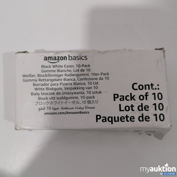 Artikel Nr. 896002: Amazon Basics Radiergummi 10Stk