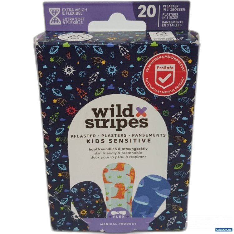 Artikel Nr. 904002: wild stripes Pflaster Kids Sensitive