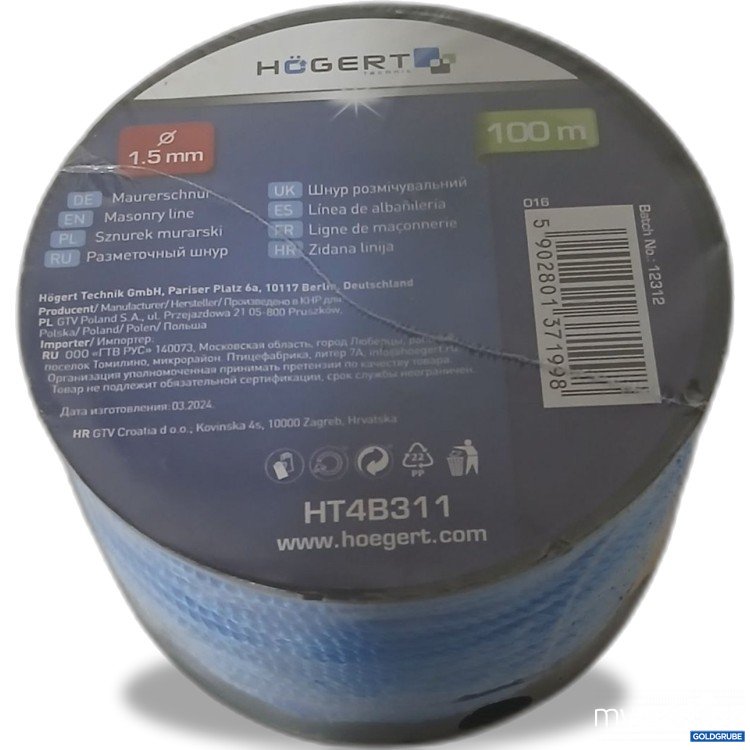 Artikel Nr. 913002 Artikel Nr. 913002: Högert Maurerschnur 100m HT4B311
