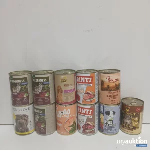 Artikel Nr. 479002:  Hundenassfutter verschiedene Sorten 11x400g