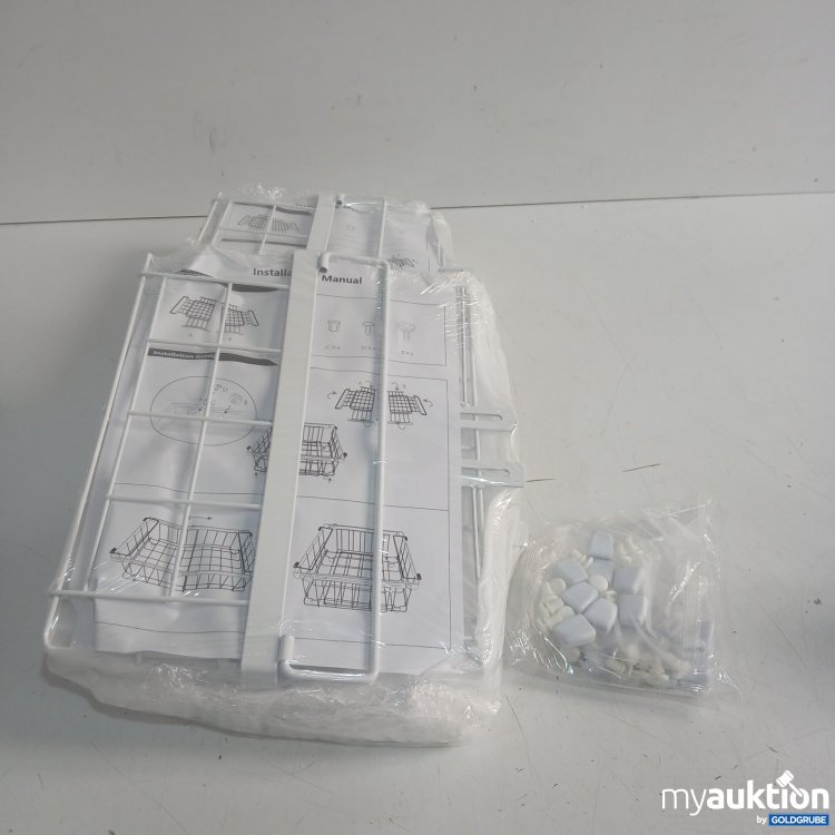 Artikel Nr. 469003 Artikel Nr. 469003: Metall Aufbewahrungskorb verstellbar 2er Set