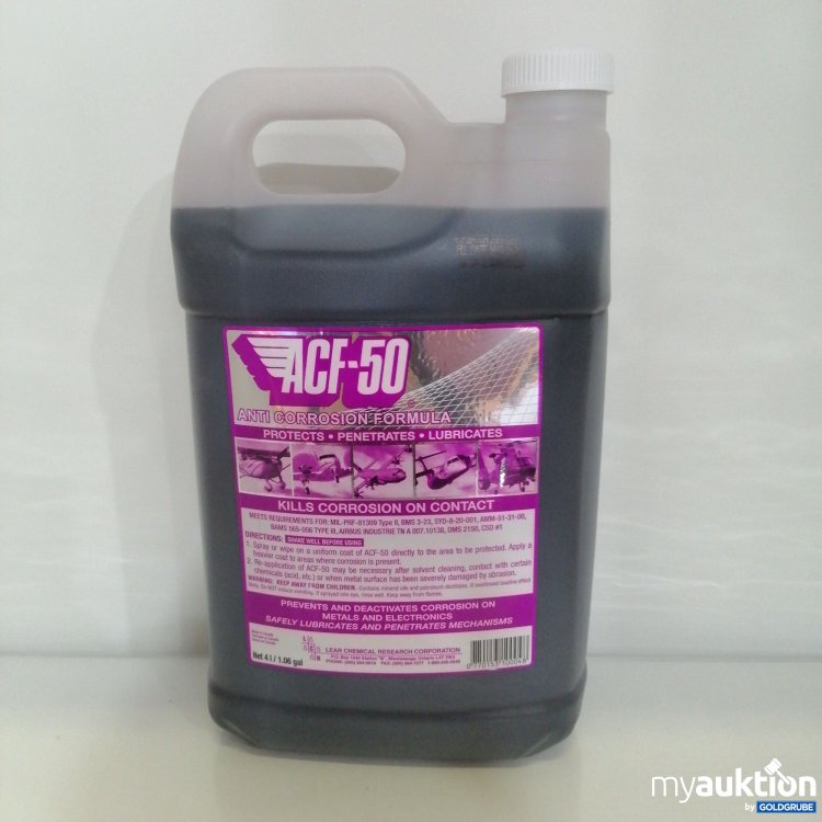 Artikel Nr. 762003 Artikel Nr. 762003: ACF-50 Anti Corrosion Formula 4l