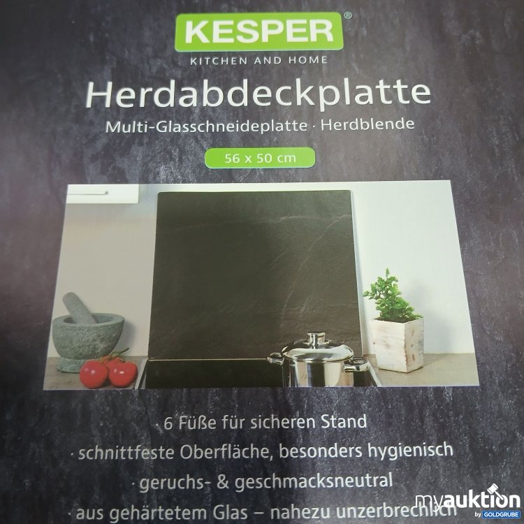 Artikel Nr. 814003 Artikel Nr. 814003: Kesper Herdabdeckplatte Slate 3659513 ca.56x50cm
