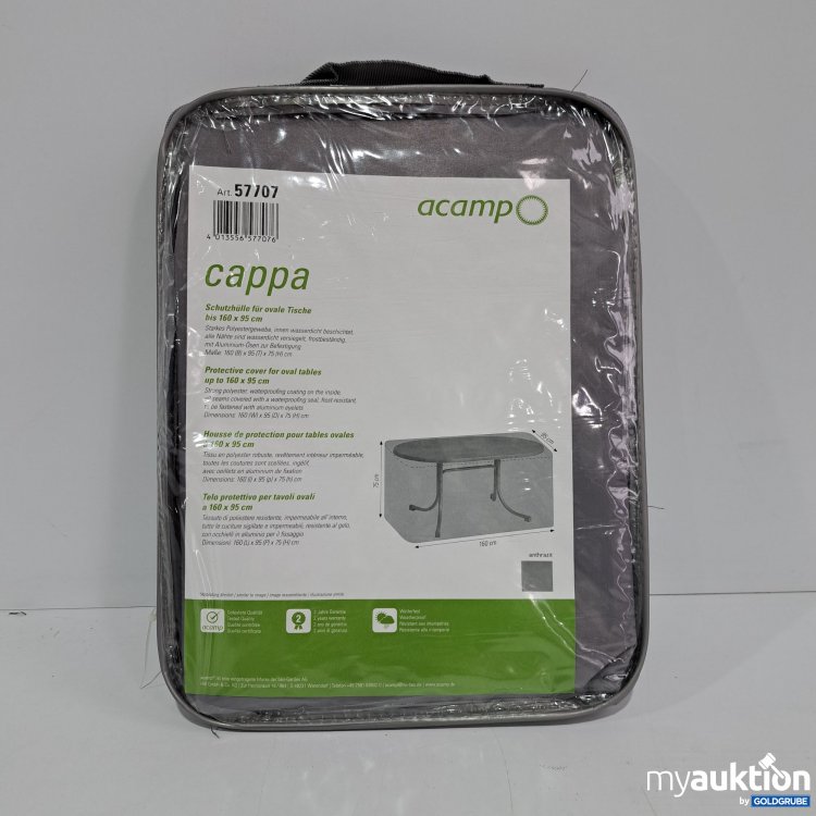 Artikel Nr. 817003 Artikel Nr. 817003: Acamp cappa 57707, Schutzhülle für ovale Tische 160x95cm