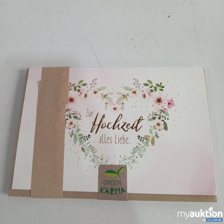 Artikel Nr. 853003: Zur Hochzeit alles Liebe Billet 