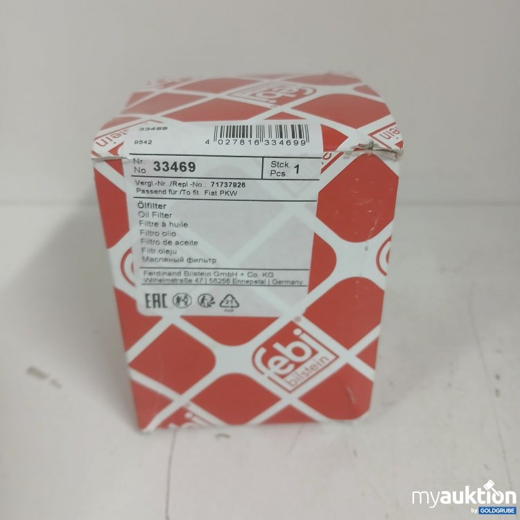 Artikel Nr. 876003: Febi Ölfilter 33469