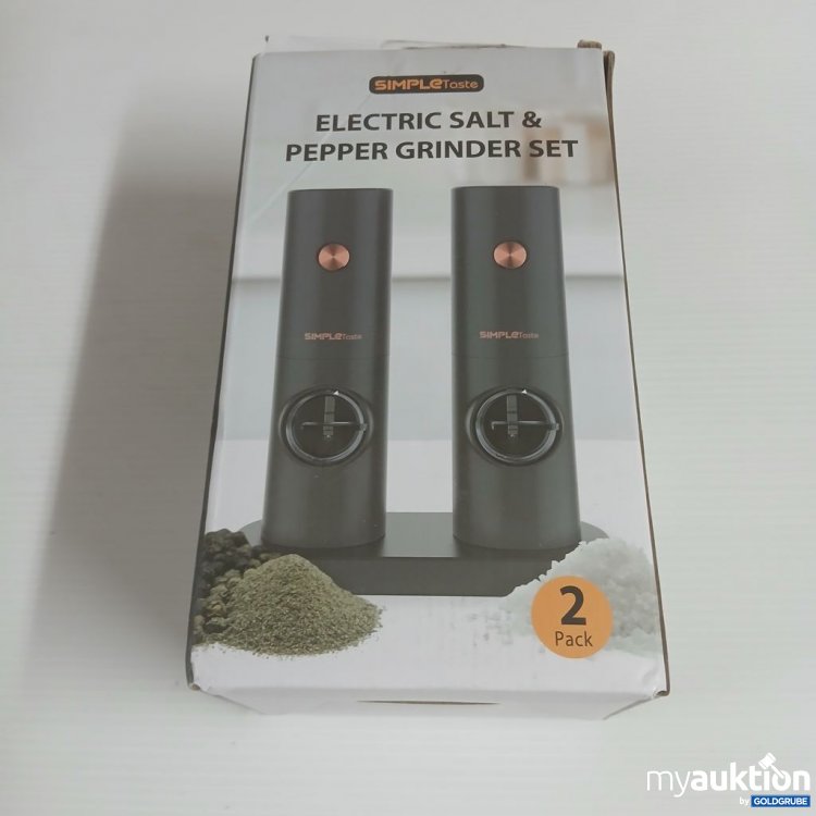 Artikel Nr. 922003: SIMPLETaste Electric Salt & Pepper Grinder Set 2 Pack