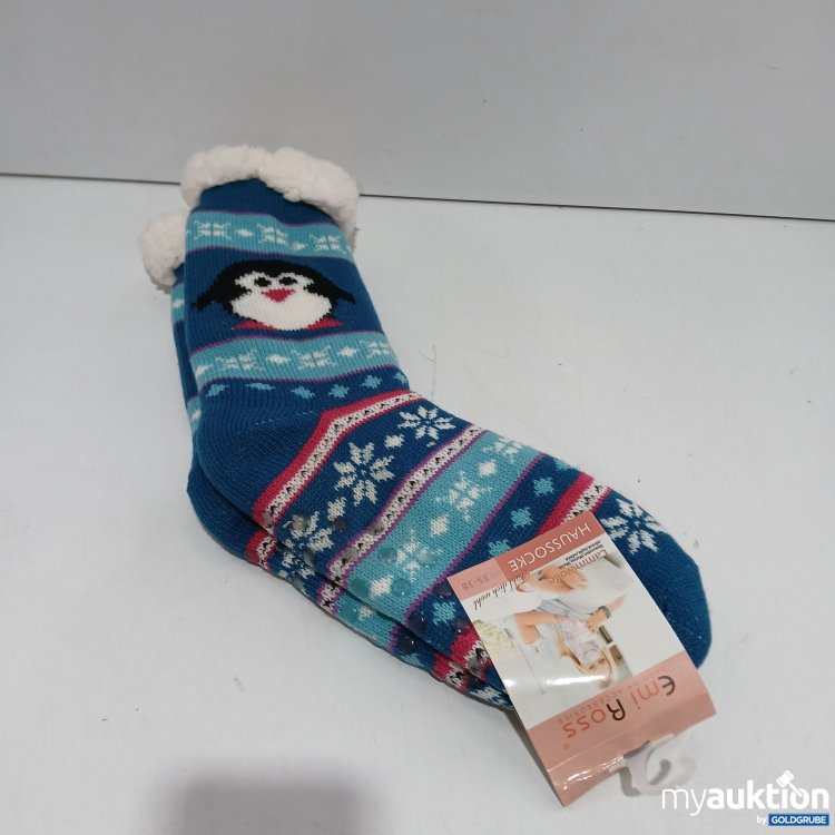 Artikel Nr. 362004: Emi Ross Winter Kuschel-Socken Pinguin