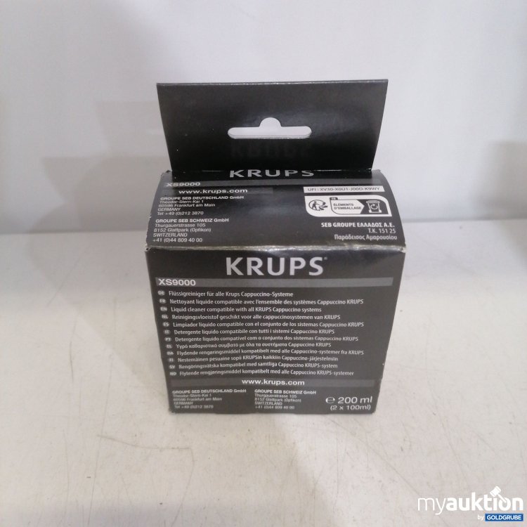 Artikel Nr. 432004: Krups XS9000 Flüssigreiniger 200ml 