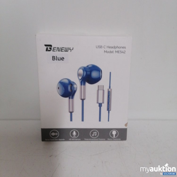 Artikel Nr. 725004: Benwby USB-Kopfhörer Blau