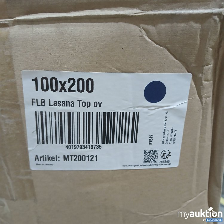 Artikel Nr. 814004 Artikel Nr. 814004: Beco BFL Lasana Matratzentopper 100x200cm