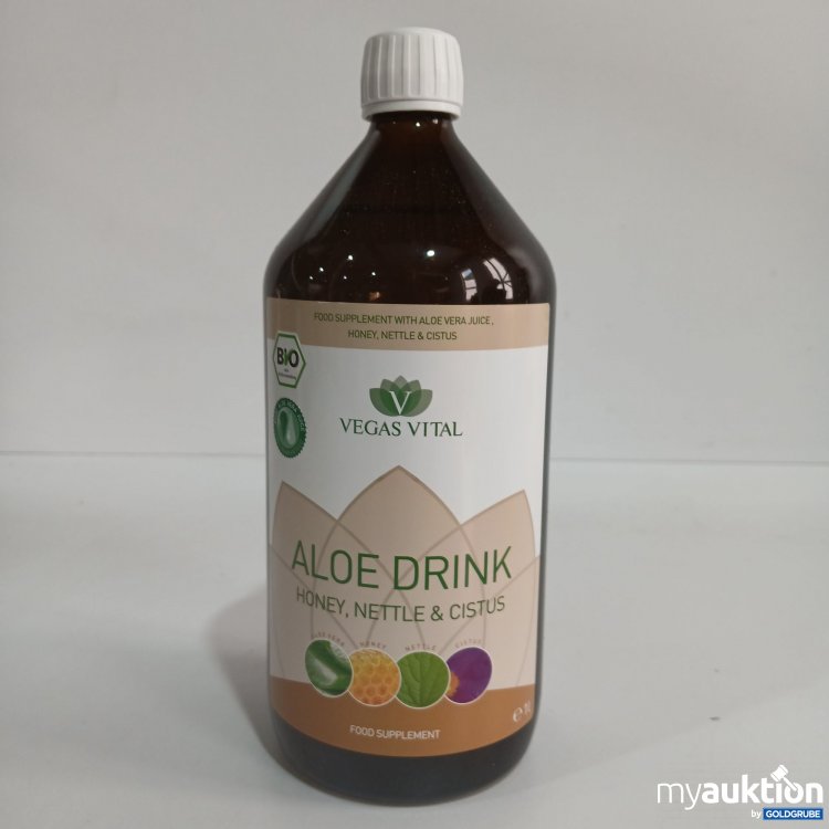 Artikel Nr. 816004 Artikel Nr. 816004: Vegas Vital Aloe Drink Honey,Nettle&Cistus 1L