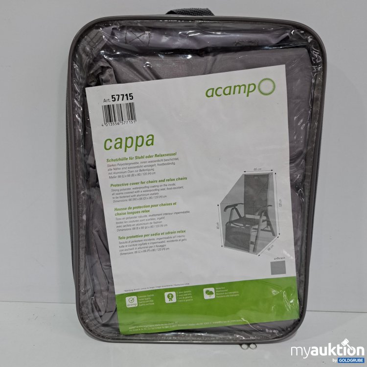 Artikel Nr. 817004 Artikel Nr. 817004: Acamp cappa 57715, Schutzhülle für Stuhl oder Relaxsessel