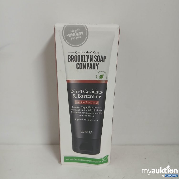 Artikel Nr. 828004 Artikel Nr. 828004: Brooklyn Soap Company 2-in-1 Gesichts- & Bartcreme 75ml