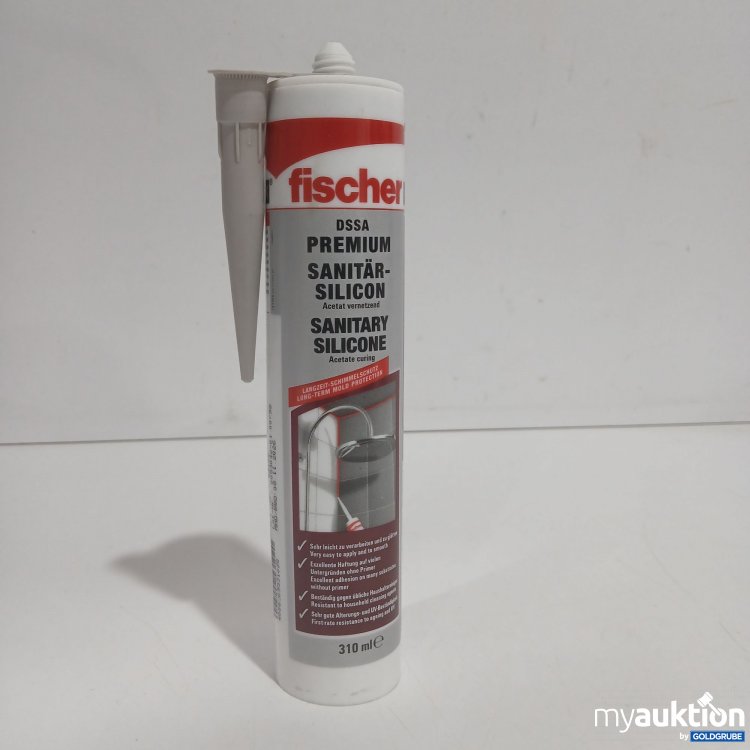 Artikel Nr. 894004: Fischer Premium Sanitär Silicon grau 310ml