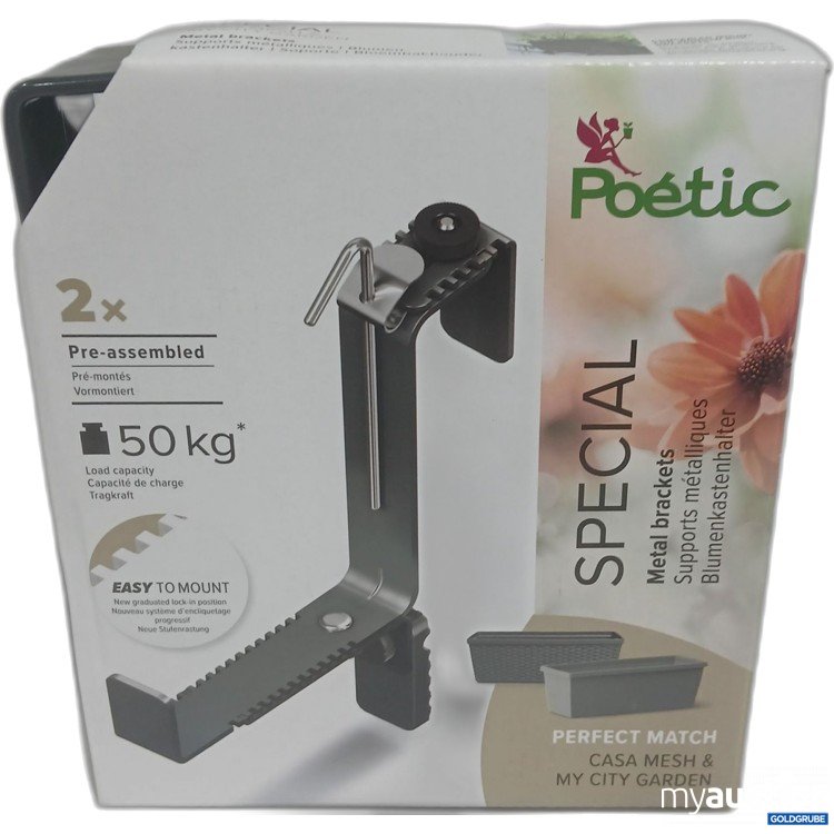 Artikel Nr. 929004: Poétic Special Blumenkastenhalter 2x Tragkraft 50kg 