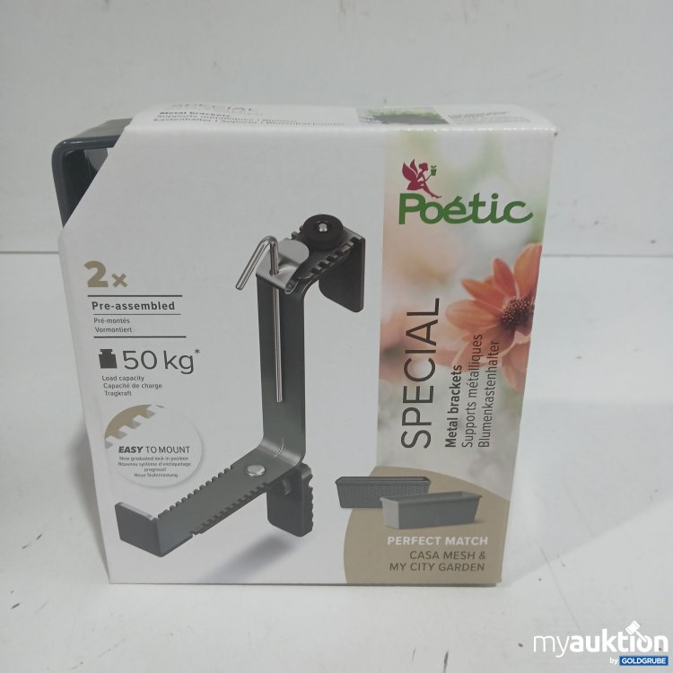 Artikel Nr. 929004: Poétic Special Blumenkastenhalter 2x Tragkraft 50kg 