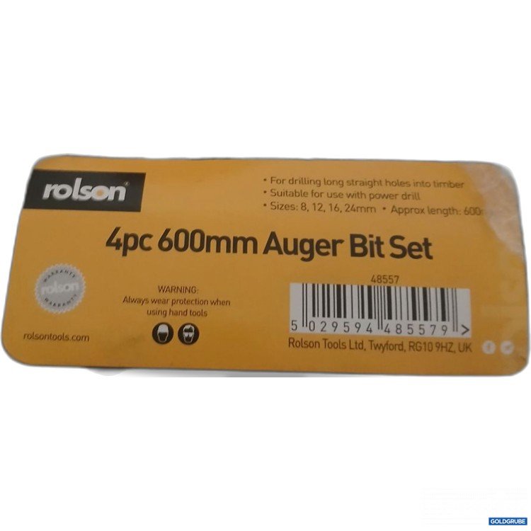 Artikel Nr. 933004 Artikel Nr. 933004: rolson 4pc Auger Bit Set 600 mm