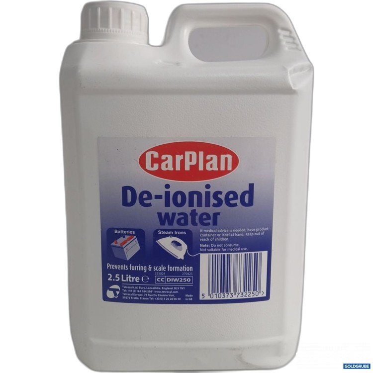 Artikel Nr. 953004: CarPlan De-ionised water 2.5 Litre