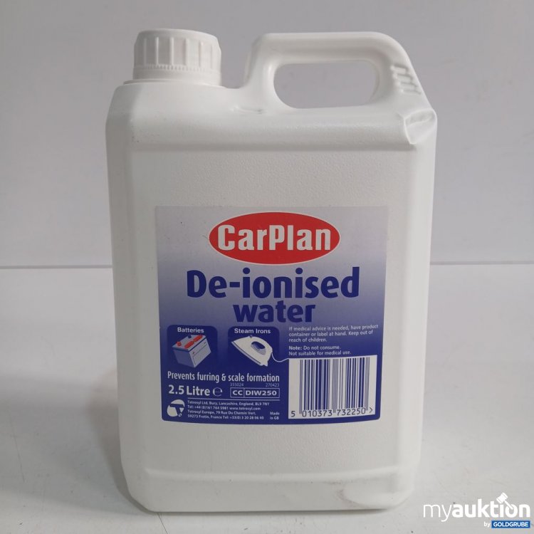 Artikel Nr. 953004: CarPlan De-ionised water 2.5 Litre