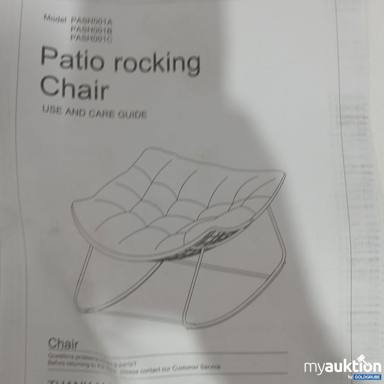 Artikel Nr. 992004 Artikel Nr. 992004: Patio Rocking Chair Sessel