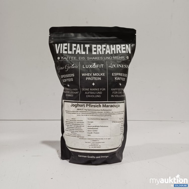 Artikel Nr. 462005: Vielfalt Erfahren Kaffe, Eis, Shakes und mehr / Joghurt Pfirsich Maracuja 1kg