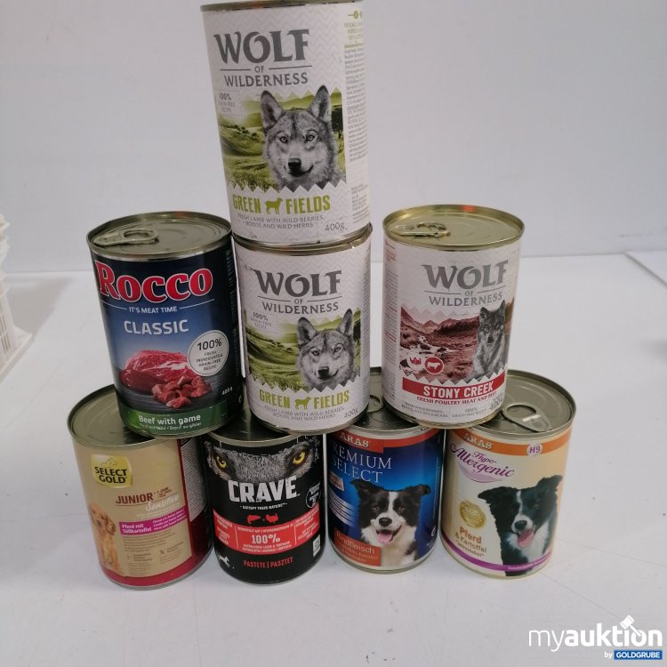 Artikel Nr. 886005: Diverses Hundefutter 8x400g