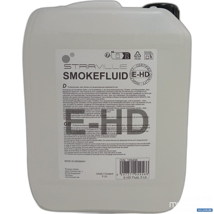 Artikel Nr. 889005: Stairville Smokefluid E-HD 5L 