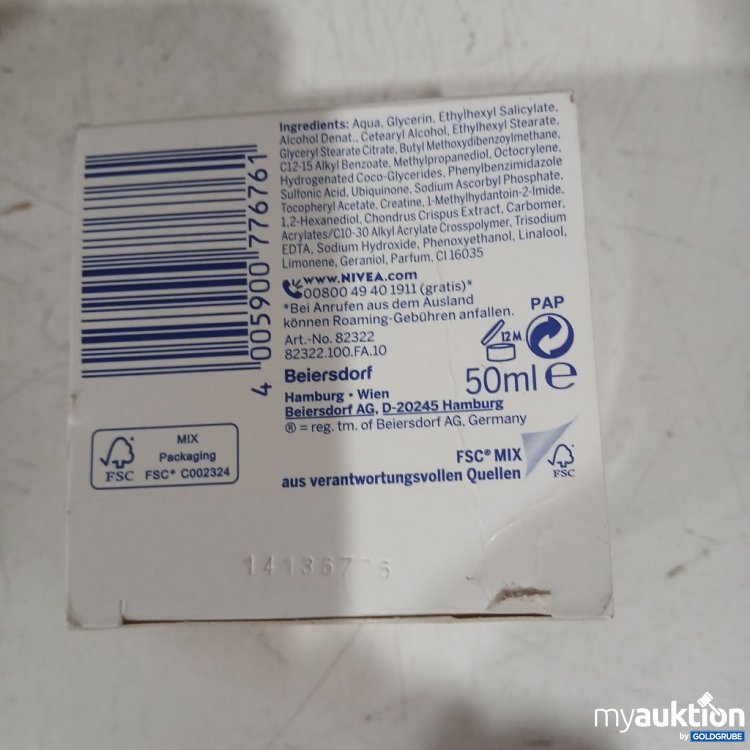 Artikel Nr. 918005: NIVEA Q10 Energy Anti-Falten Tagespflege LSF 15